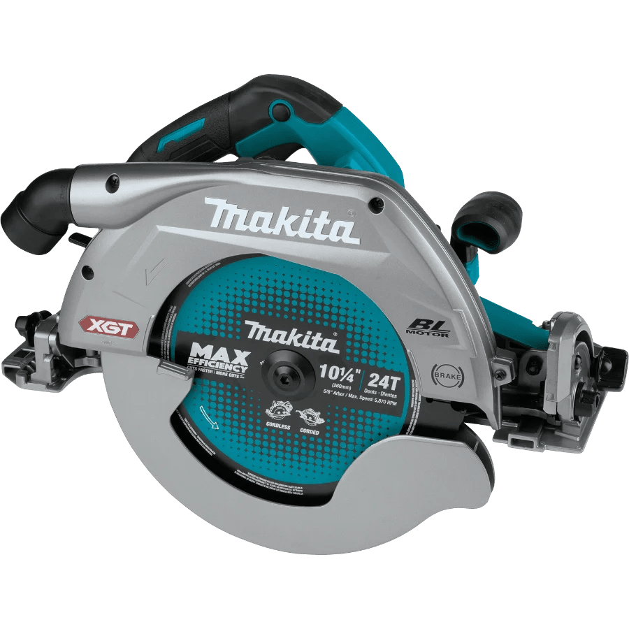 Makita GSH04Z 40V max XGT® Brushless Cordless 10‑1/4" Circular Saw with Guide Rail Compatible Base, AWS® Capable, Tool Only - Lined Out Makita GSH04Z 40V max XGT® Brushless Cordless 10‑1/4" Circular Saw with Guide Rail Compatible Base, AWS® Capable, Tool OnlyHandheld Circular Saws