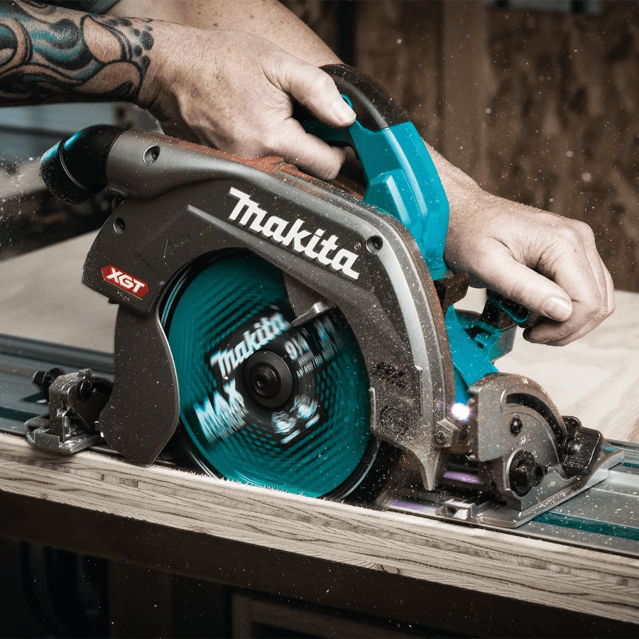 Makita GSH04Z 40V max XGT® Brushless Cordless 10‑1/4" Circular Saw with Guide Rail Compatible Base, AWS® Capable, Tool Only - Lined Out Makita GSH04Z 40V max XGT® Brushless Cordless 10‑1/4" Circular Saw with Guide Rail Compatible Base, AWS® Capable, Tool OnlyHandheld Circular Saws
