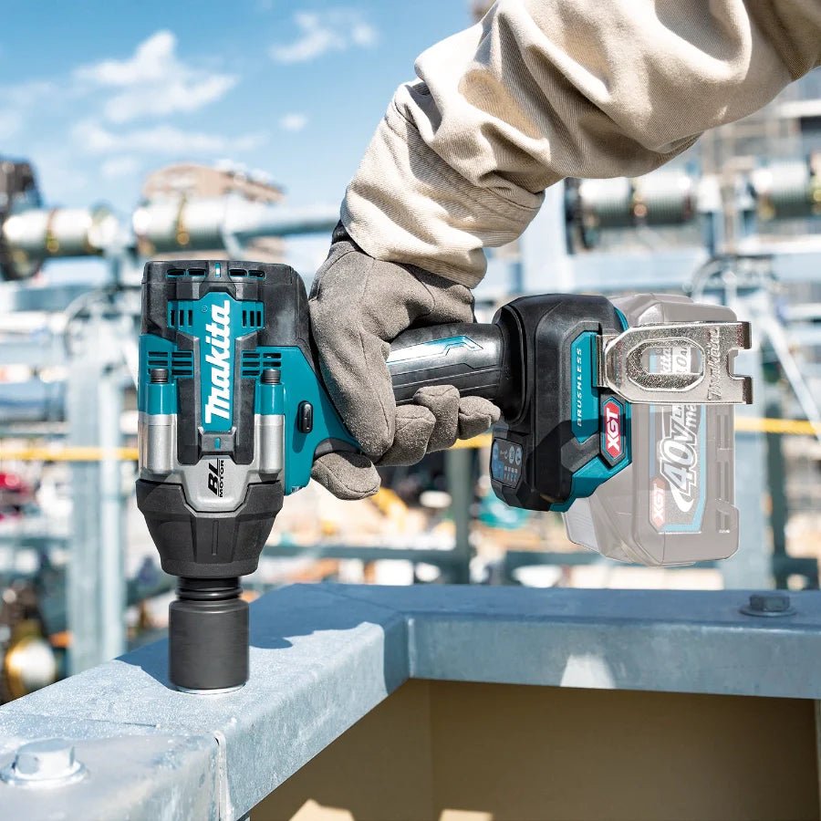 Makita GWT08Z 40V max XGT® Brushless Cordless 4‑Speed Mid‑Torque 1/2" Sq. Drive Impact Wrench w/ Detent Anvil, Tool Only - Lined Out Makita GWT08Z 40V max XGT® Brushless Cordless 4‑Speed Mid‑Torque 1/2" Sq. Drive Impact Wrench w/ Detent Anvil, Tool OnlyImpact Wrenches & Drivers