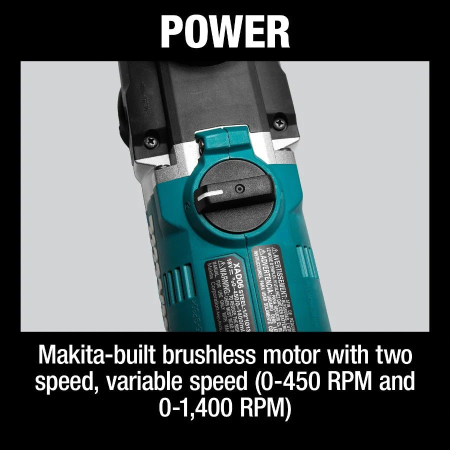 Makita XAD05Z 18V LXT Lithium - Ion Brushless Cordless 1/2" Right Angle Drill - Lined Out Makita XAD05Z 18V LXT Lithium - Ion Brushless Cordless 1/2" Right Angle DrillHandheld Power Drills