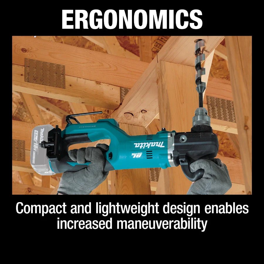 Makita XAD05Z 18V LXT Lithium - Ion Brushless Cordless 1/2" Right Angle Drill - Lined Out Makita XAD05Z 18V LXT Lithium - Ion Brushless Cordless 1/2" Right Angle DrillHandheld Power Drills