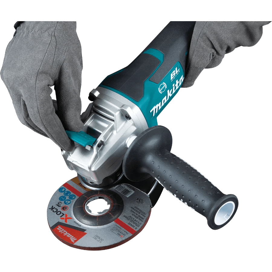 Makita XAG26Z 18V LXT Lithium - Ion Brushless Cordless 4 - 1/2 / 5" Paddle Switch X - LOCK Angle Grinder - Lined Out Makita XAG26Z 18V LXT Lithium - Ion Brushless Cordless 4 - 1/2 / 5" Paddle Switch X - LOCK Angle GrinderGrinders