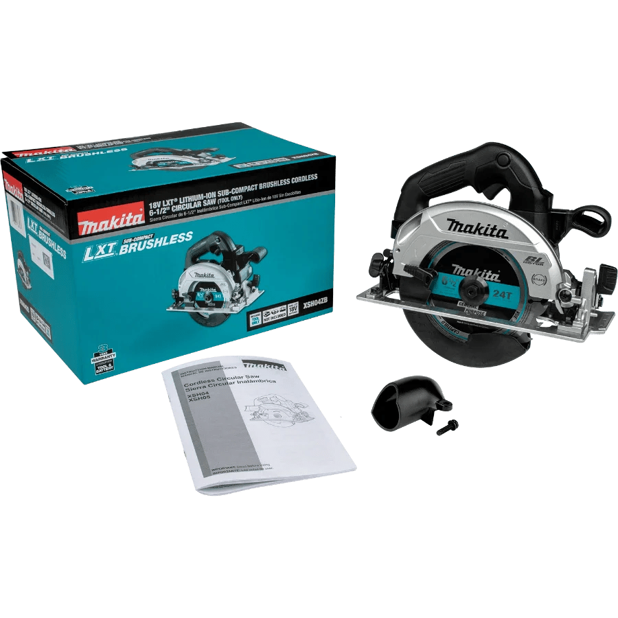 Makita XSH04ZB 18V LXT Sub - Compact Brushless Cordless 6 - 1/2" Circular Saw - Lined Out Makita XSH04ZB 18V LXT Sub - Compact Brushless Cordless 6 - 1/2" Circular SawHandheld Circular Saws