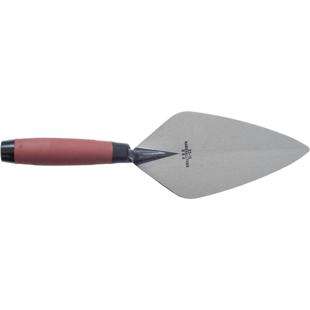 Marshalltown 10121 10 " Brick Trowel London Pattern - DuraSoft Handle - Lined Out Marshalltown 10121 10 " Brick Trowel London Pattern - DuraSoft HandleMasonry Trowels