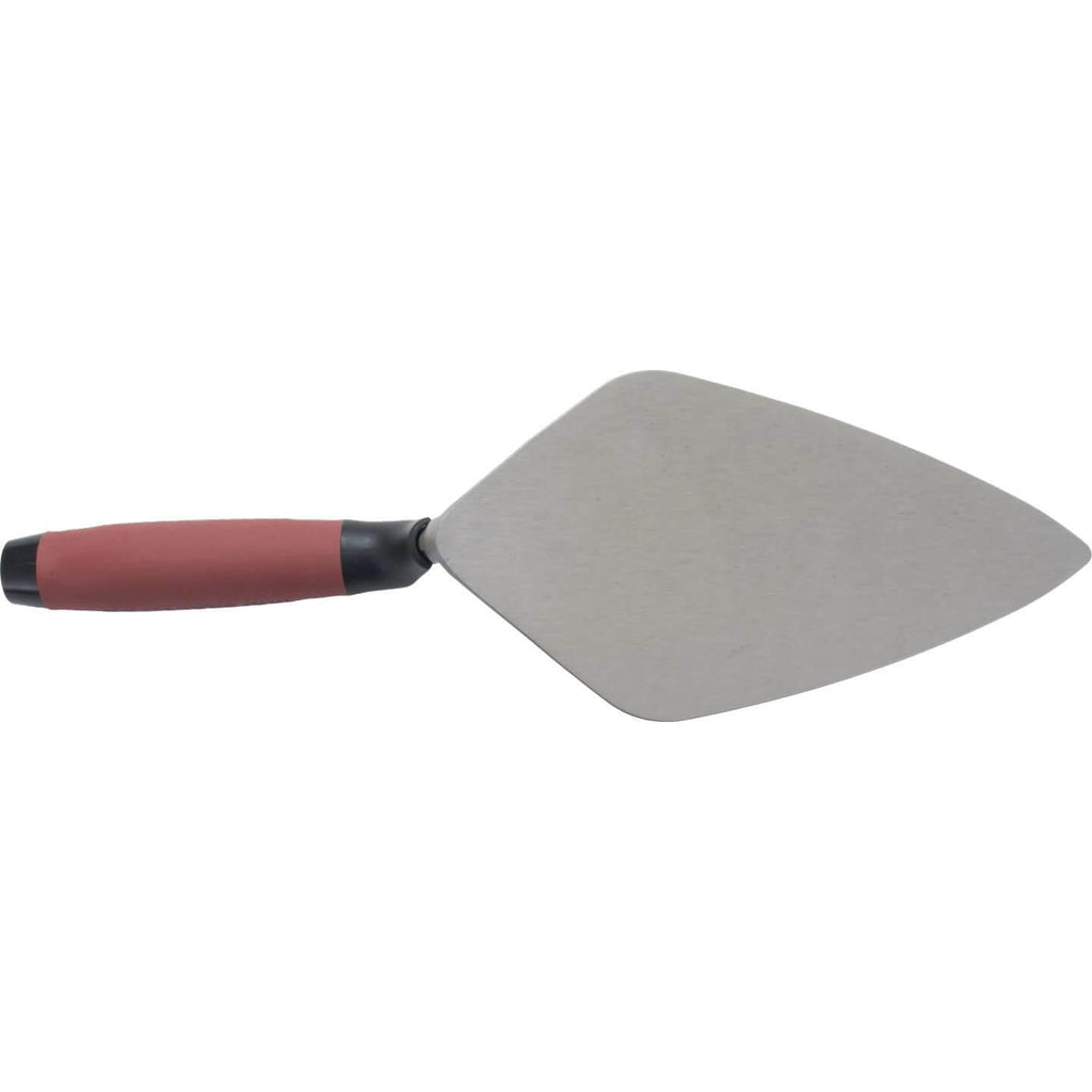 Marshalltown 10121 10 " Brick Trowel London Pattern - DuraSoft Handle - Lined Out Marshalltown 10121 10 " Brick Trowel London Pattern - DuraSoft HandleMasonry Trowels