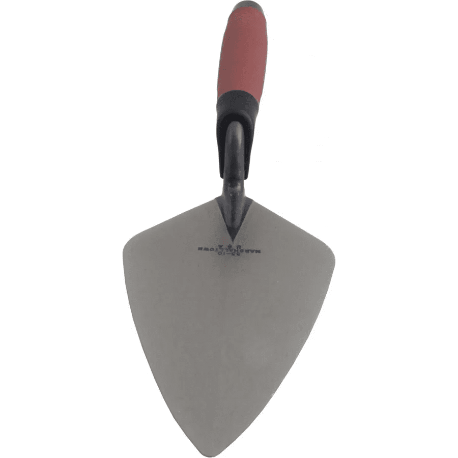 Marshalltown 10122 10.5" Brick Trowel London Pattern - DuraSoft Handle - Lined Out Marshalltown 10122 10.5" Brick Trowel London Pattern - DuraSoft HandleMasonry Trowels