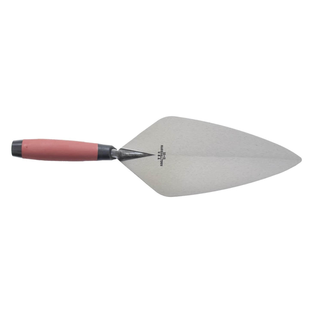 Marshalltown 10138 13" Brick Trowel London Pattern - DuraSoft Handle - Lined Out Marshalltown 10138 13" Brick Trowel London Pattern - DuraSoft HandleMasonry Trowels