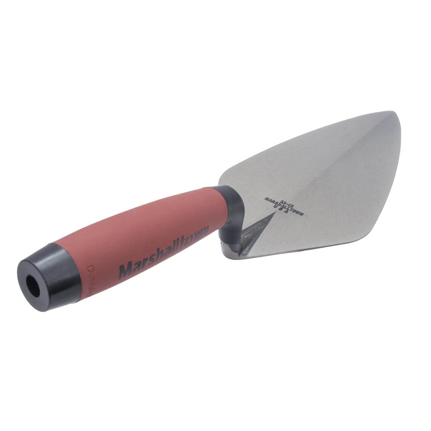 Marshalltown 10138 13" Brick Trowel London Pattern - DuraSoft Handle - Lined Out Marshalltown 10138 13" Brick Trowel London Pattern - DuraSoft HandleMasonry Trowels