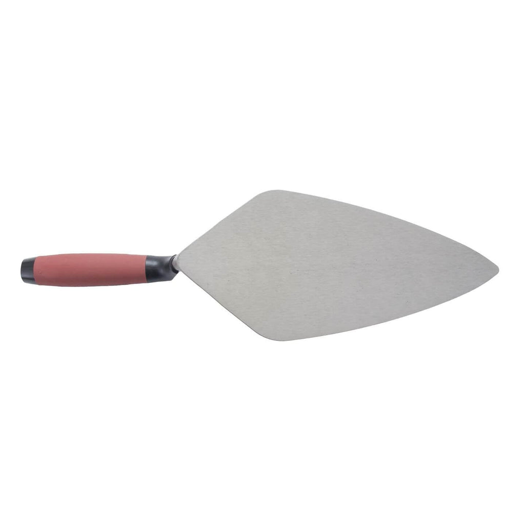 Marshalltown 10138 13" Brick Trowel London Pattern - DuraSoft Handle - Lined Out Marshalltown 10138 13" Brick Trowel London Pattern - DuraSoft HandleMasonry Trowels