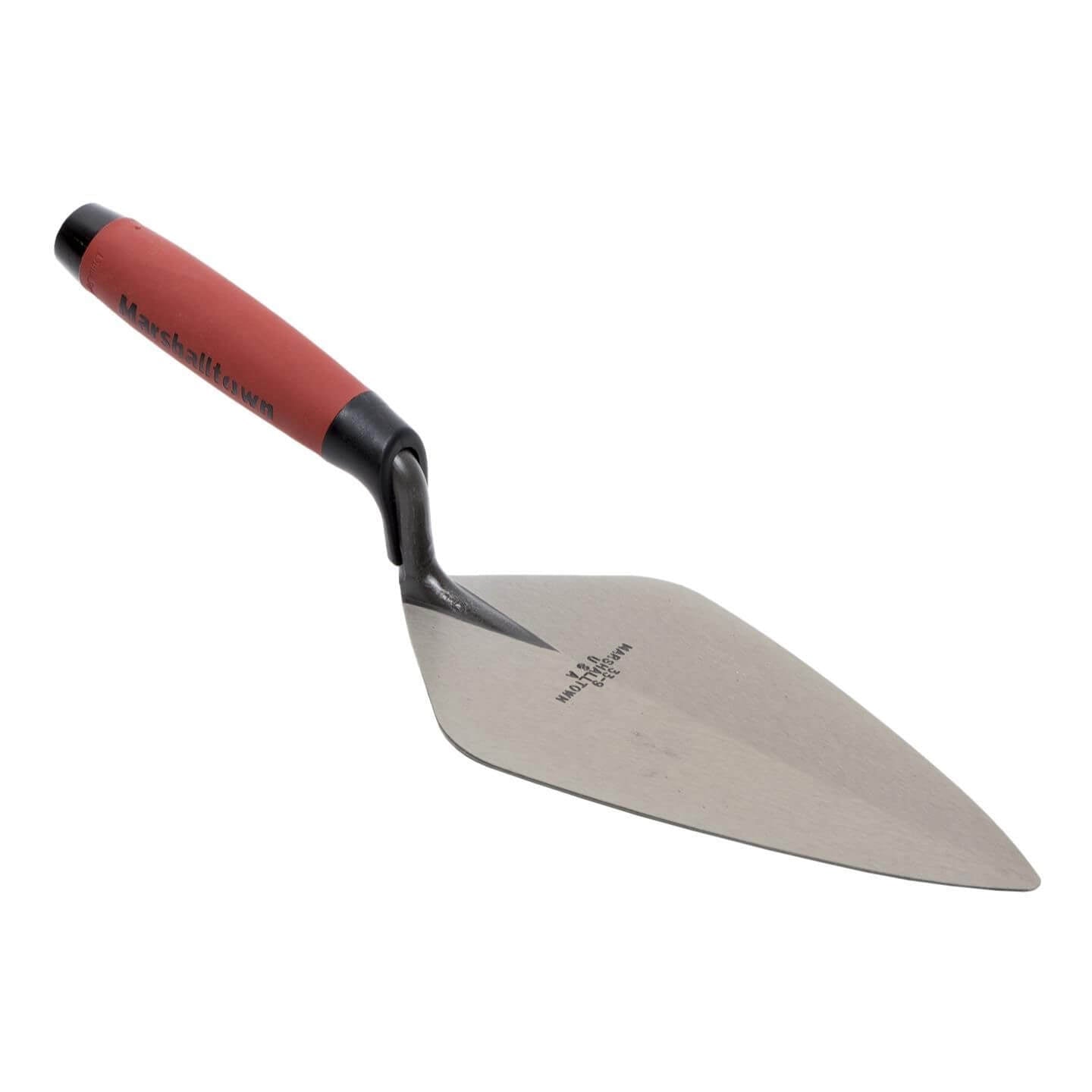 Marshalltown 10185 9" Brick Trowel London Pattern - DuraSoft Handle - Lined Out Marshalltown 10185 9" Brick Trowel London Pattern - DuraSoft HandleMasonry Trowels