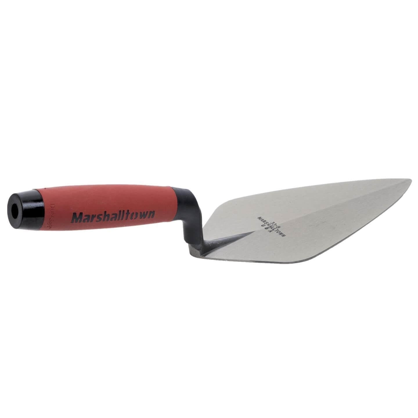 Marshalltown 10185 9" Brick Trowel London Pattern - DuraSoft Handle - Lined Out Marshalltown 10185 9" Brick Trowel London Pattern - DuraSoft HandleMasonry Trowels