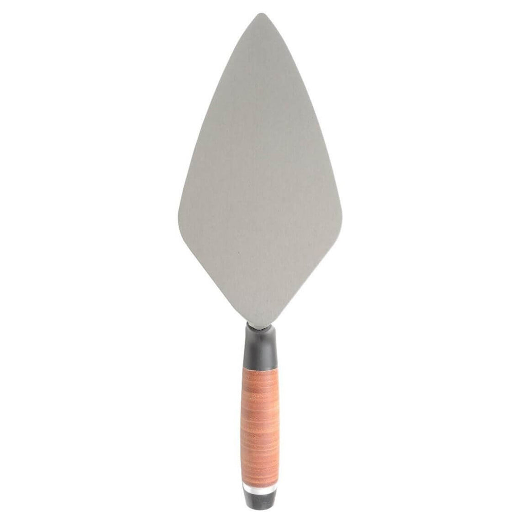 Marshalltown 10326 10" Brick Trowel London Pattern - Leather Handle - Lined Out Marshalltown 10326 10" Brick Trowel London Pattern - Leather HandleMasonry Trowels