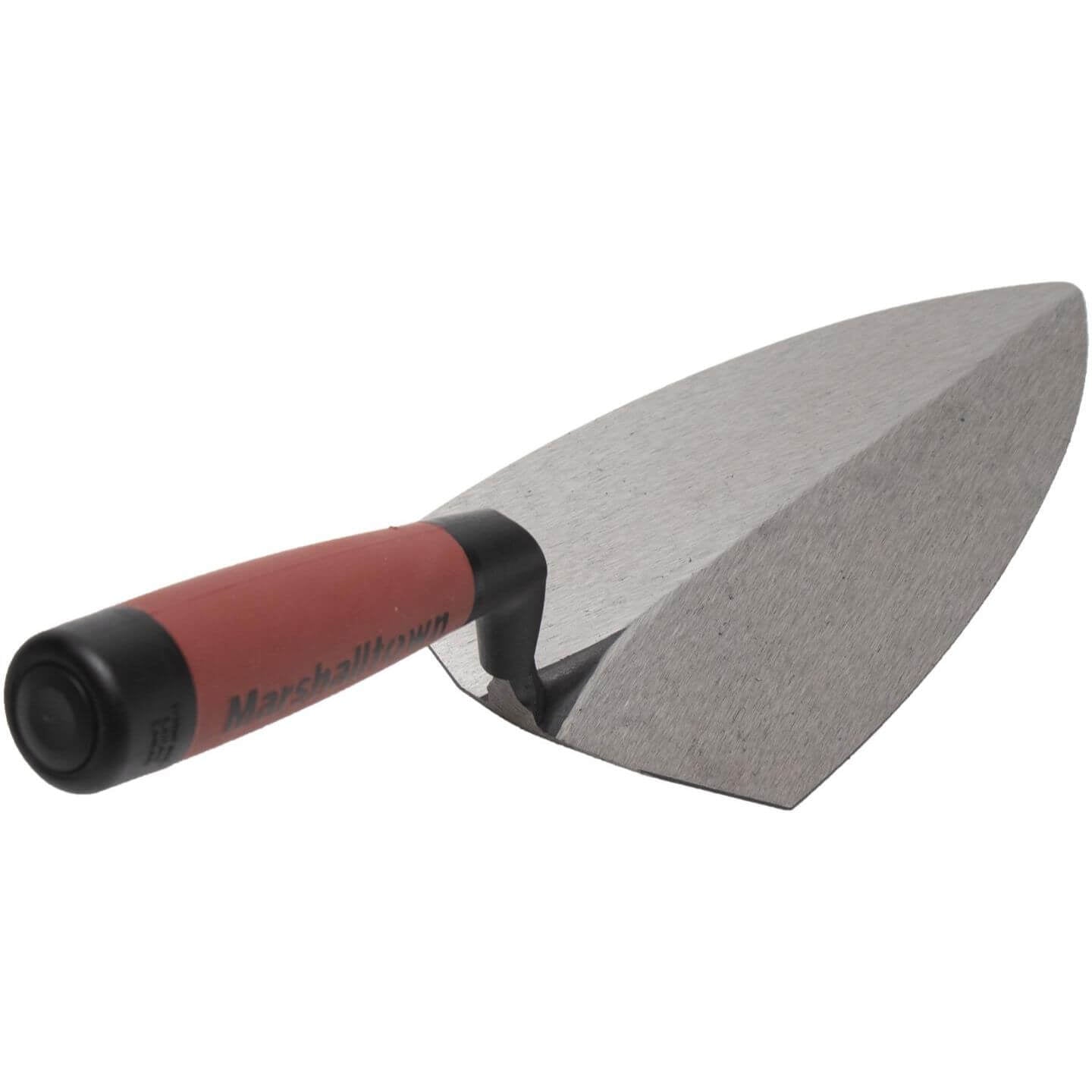 Marshalltown 10758 7" x 4 - 3/8" Tile Setter's Trowel - DuraSoft Handle - Lined Out Marshalltown 10758 7" x 4 - 3/8" Tile Setter's Trowel - DuraSoft HandleMasonry Trowels
