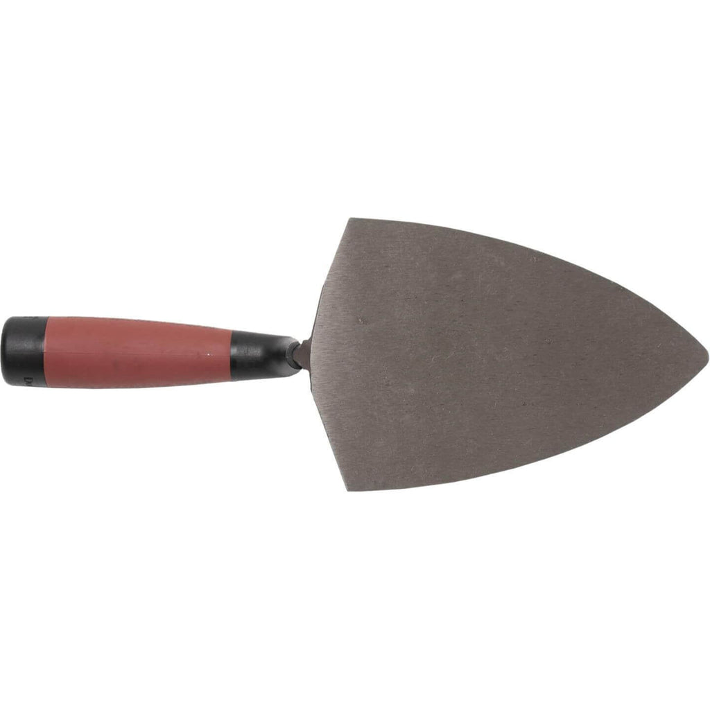Marshalltown 10758 7" x 4 - 3/8" Tile Setter's Trowel - DuraSoft Handle - Lined Out Marshalltown 10758 7" x 4 - 3/8" Tile Setter's Trowel - DuraSoft HandleMasonry Trowels