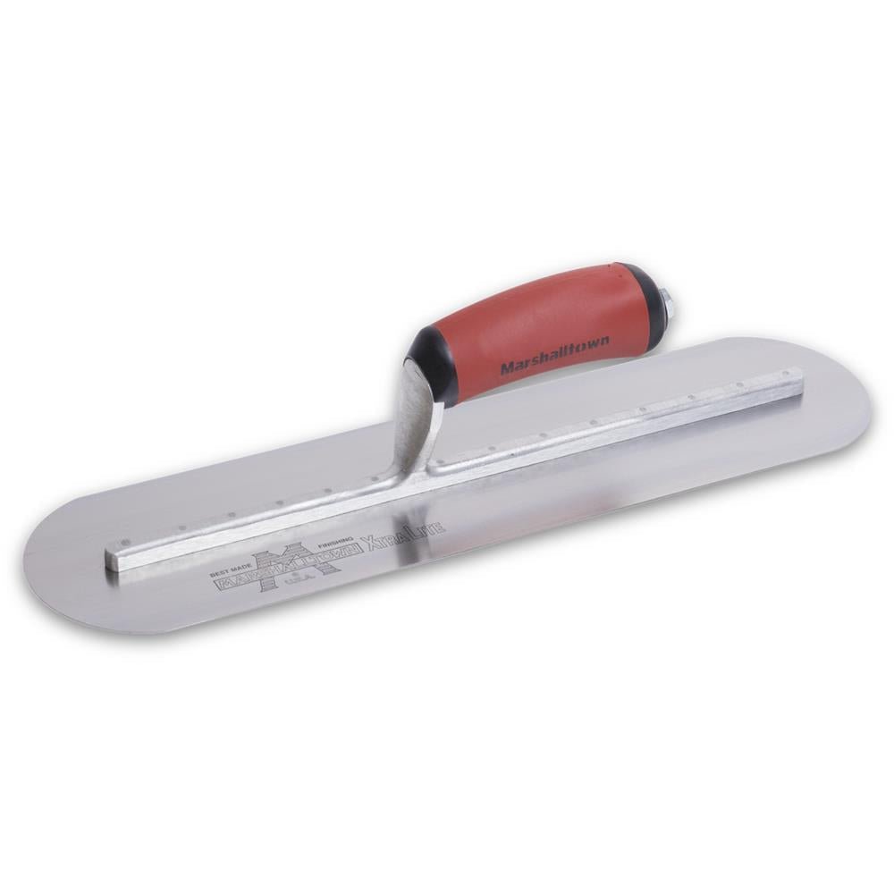 Marshalltown 13523 16 X 4 Finishing Trl - Fully Rounded Curved DuraSoft Handle MXS66FRD - Lined Out Marshalltown 13523 16 X 4 Finishing Trl - Fully Rounded Curved DuraSoft Handle MXS66FRDMasonry Trowels