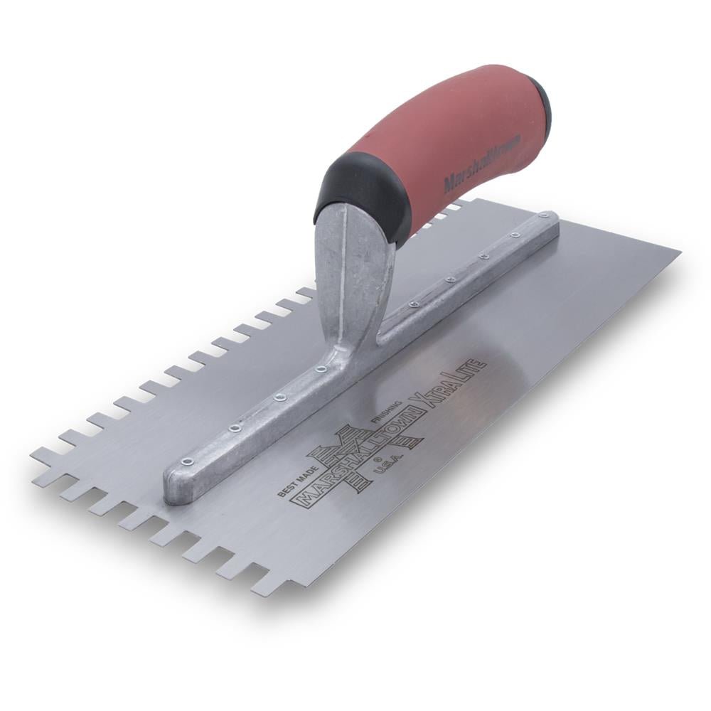 Marshalltown 15713 Notched Trl - 3/16 X 1/8 X 3/16 SQ - DuraSoft 703SD - Lined Out Marshalltown 15713 Notched Trl - 3/16 X 1/8 X 3/16 SQ - DuraSoft 703SDMasonry Trowels
