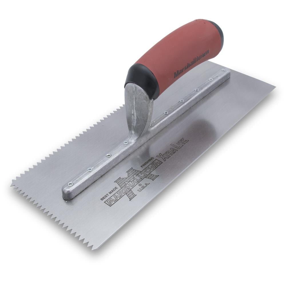 Marshalltown 15802 Ntch Trl - 3/16 X 5/32 V - DuraSoft Hdle 771SD - Lined Out Marshalltown 15802 Ntch Trl - 3/16 X 5/32 V - DuraSoft Hdle 771SDMasonry Trowels