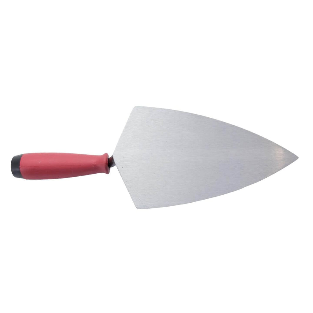 Marshalltown 18587 Philadelphia QLT Brick Trowel 10" x 5" Soft Grip Handle - Lined Out Marshalltown 18587 Philadelphia QLT Brick Trowel 10" x 5" Soft Grip HandleMasonry Trowels