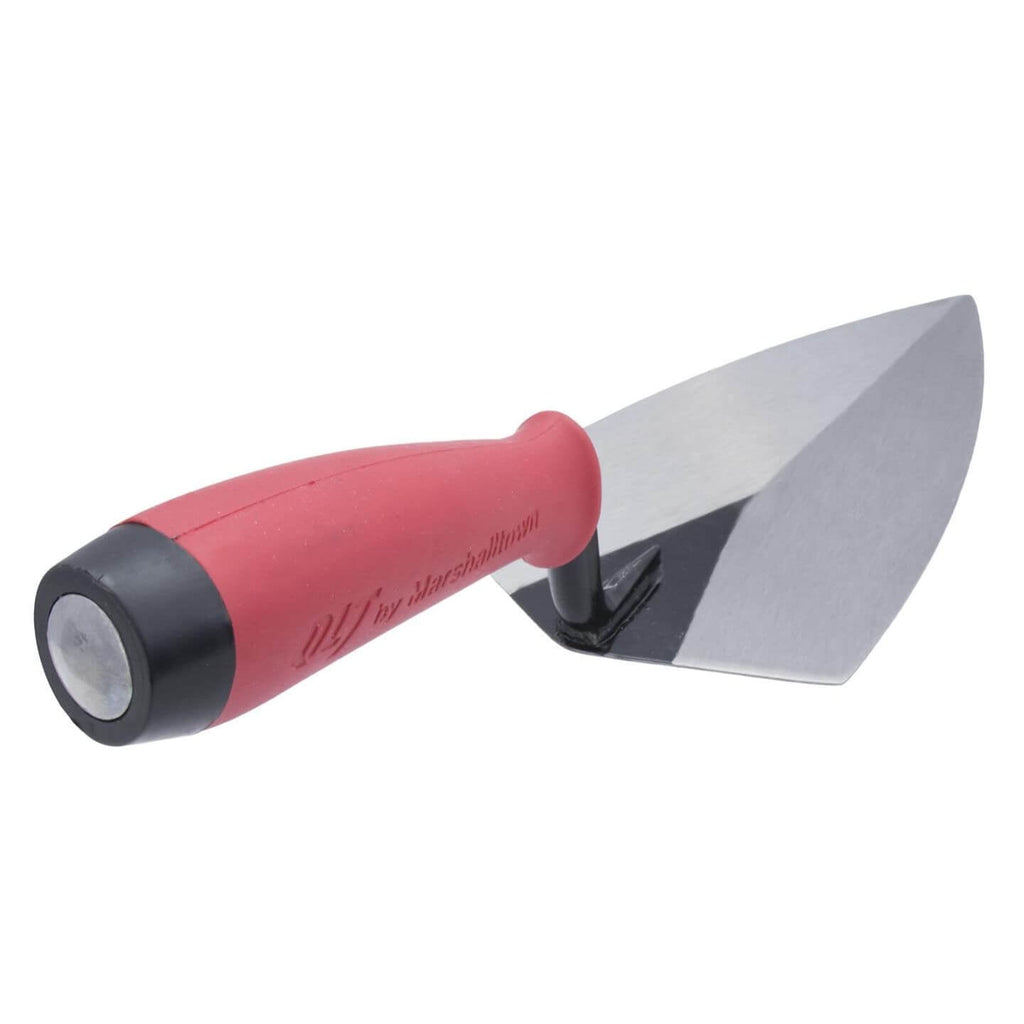 Marshalltown 18587 Philadelphia QLT Brick Trowel 10" x 5" Soft Grip Handle - Lined Out Marshalltown 18587 Philadelphia QLT Brick Trowel 10" x 5" Soft Grip HandleMasonry Trowels