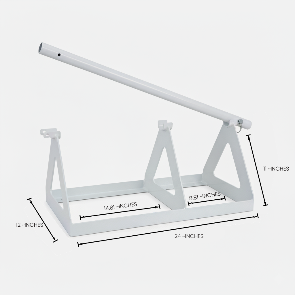Hardline Wire Rack – Wire Spool Holder for Linemen & Electricians