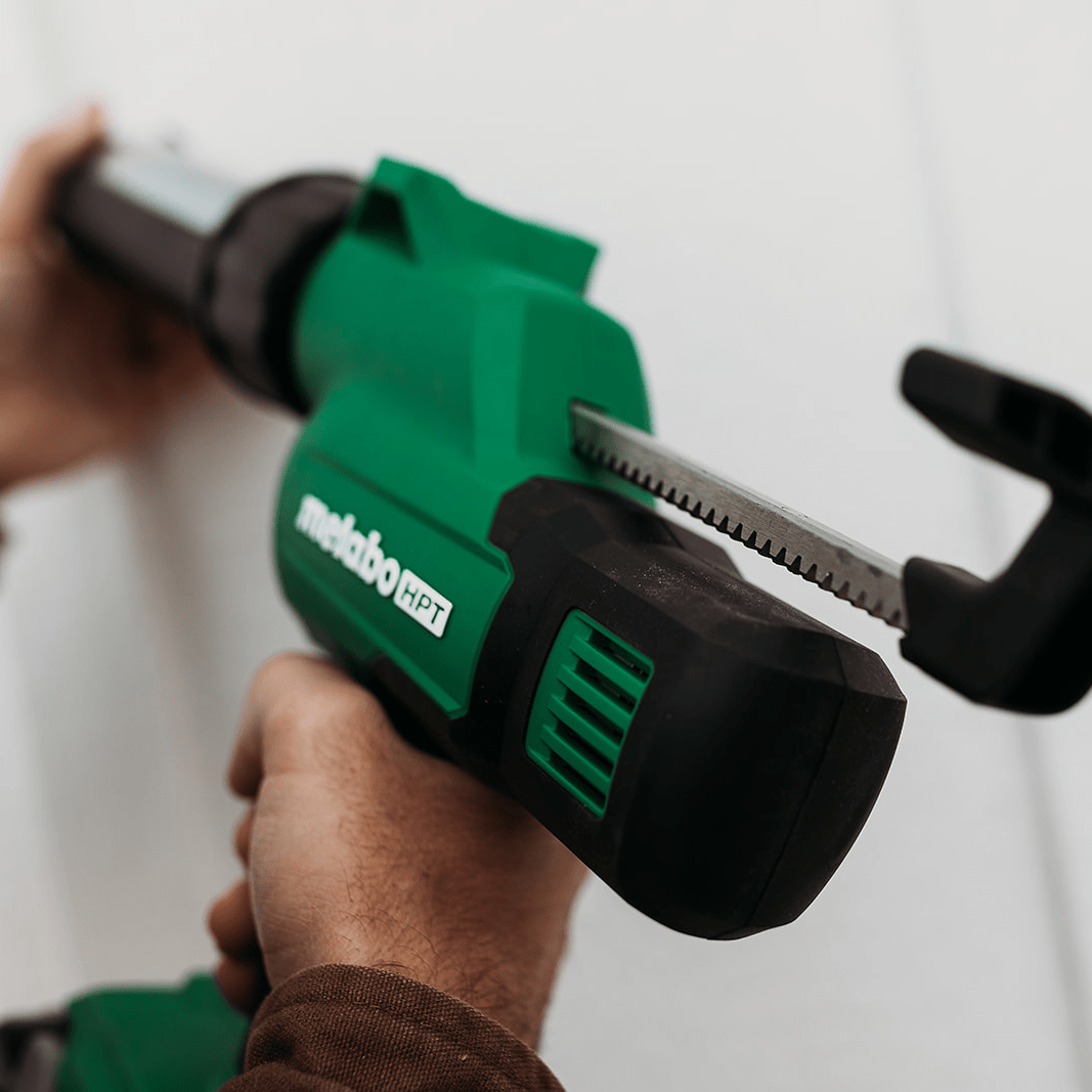 Metabo HPT AC18DAQ4M 18V Cordless Caulking Gun - Lined Out Metabo HPT AC18DAQ4M 18V Cordless Caulking GunCaulking Tools