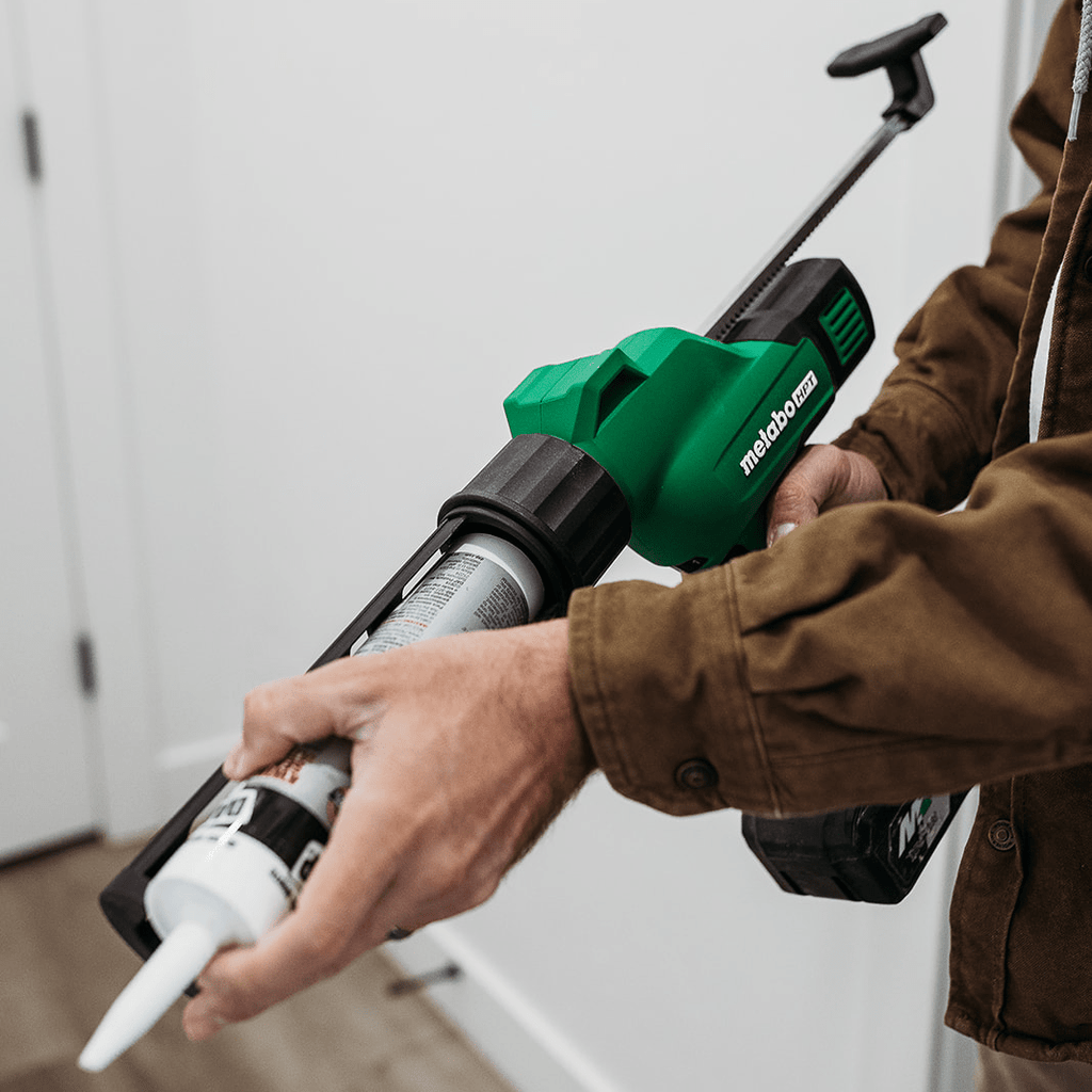 Metabo HPT AC18DAQ4M 18V Cordless Caulking Gun - Lined Out Metabo HPT AC18DAQ4M 18V Cordless Caulking GunCaulking Tools