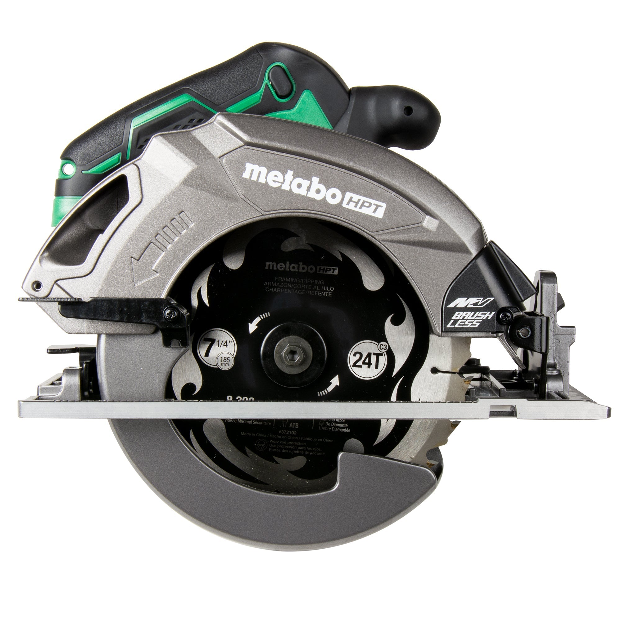 Metabo HPT C3607DAQ4M 36V MultiVolt Brushless 7 - 1/4 - in Circular Saw (Tool Body Only) - Lined Out Metabo HPT C3607DAQ4M 36V MultiVolt Brushless 7 - 1/4 - in Circular Saw (Tool Body Only)Handheld Circular Saws