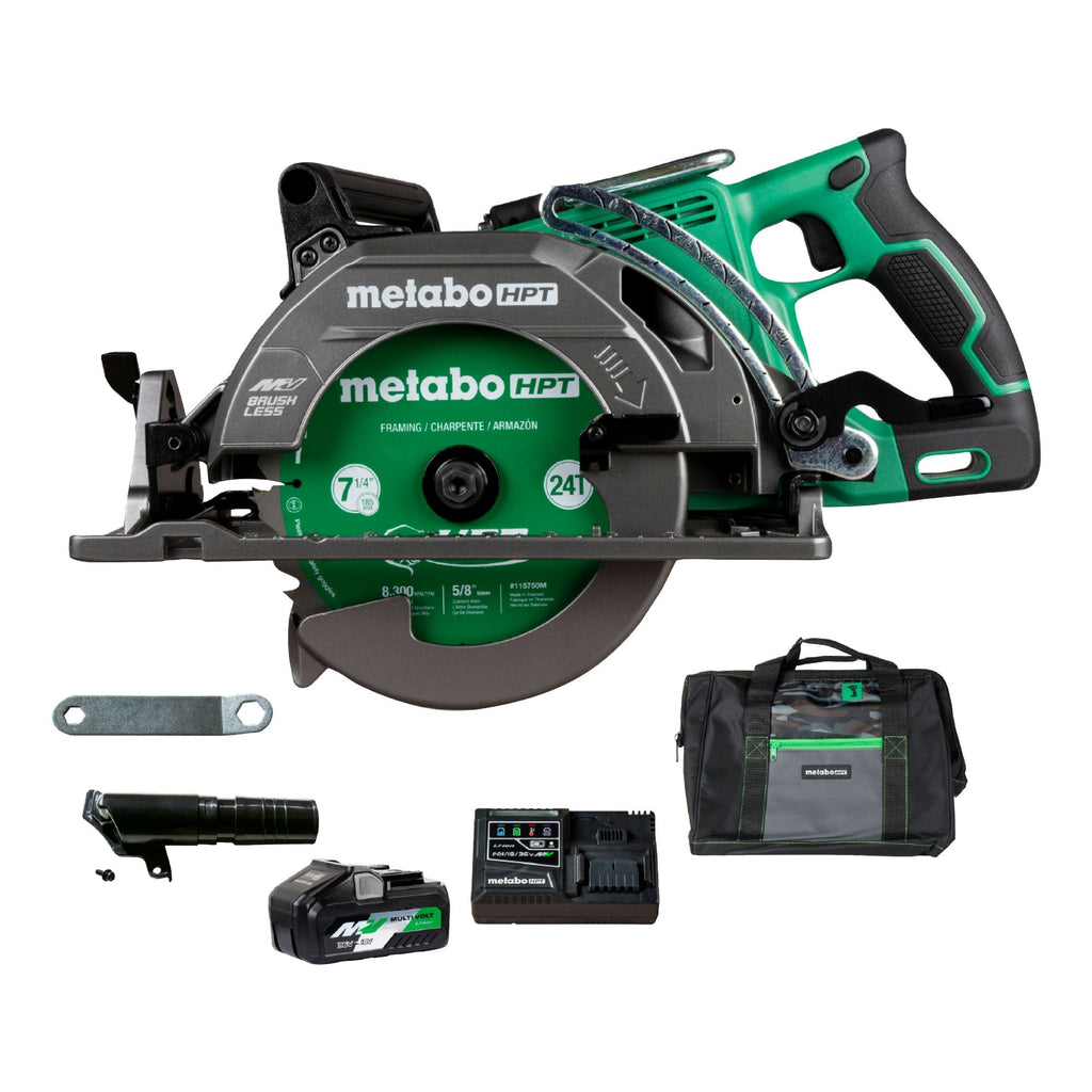 Metabo HPT C3607DWAM 7 - 1/4 Inch Rear Handle Circular Saw - Lined Out Metabo HPT C3607DWAM 7 - 1/4 Inch Rear Handle Circular SawHandheld Circular Saws