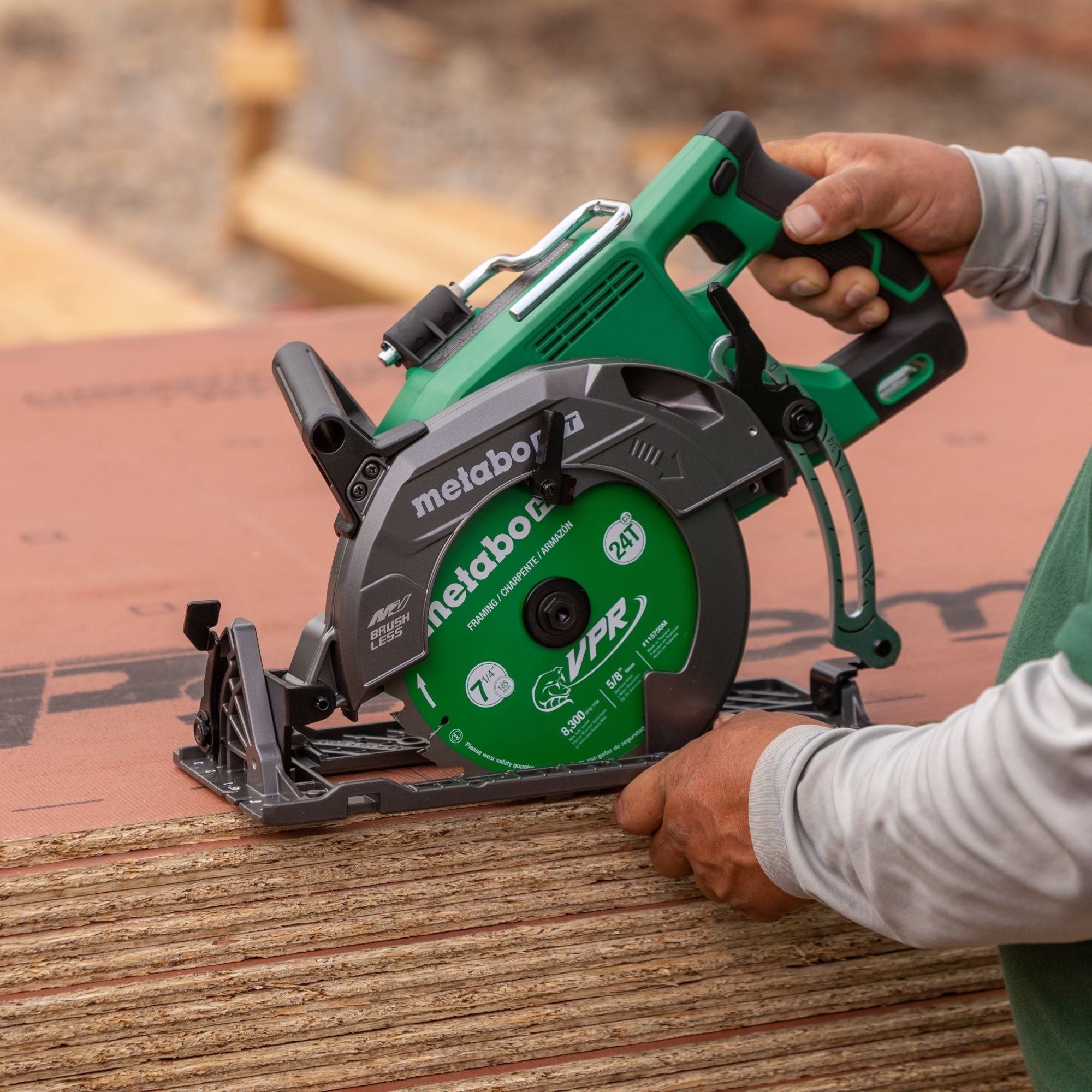 Metabo HPT C3607DWAQ4M 7 - 1/4 Inch Rear Handle Circular Saw (Bare Tool) - Lined Out Metabo HPT C3607DWAQ4M 7 - 1/4 Inch Rear Handle Circular Saw (Bare Tool)Handheld Circular Saws