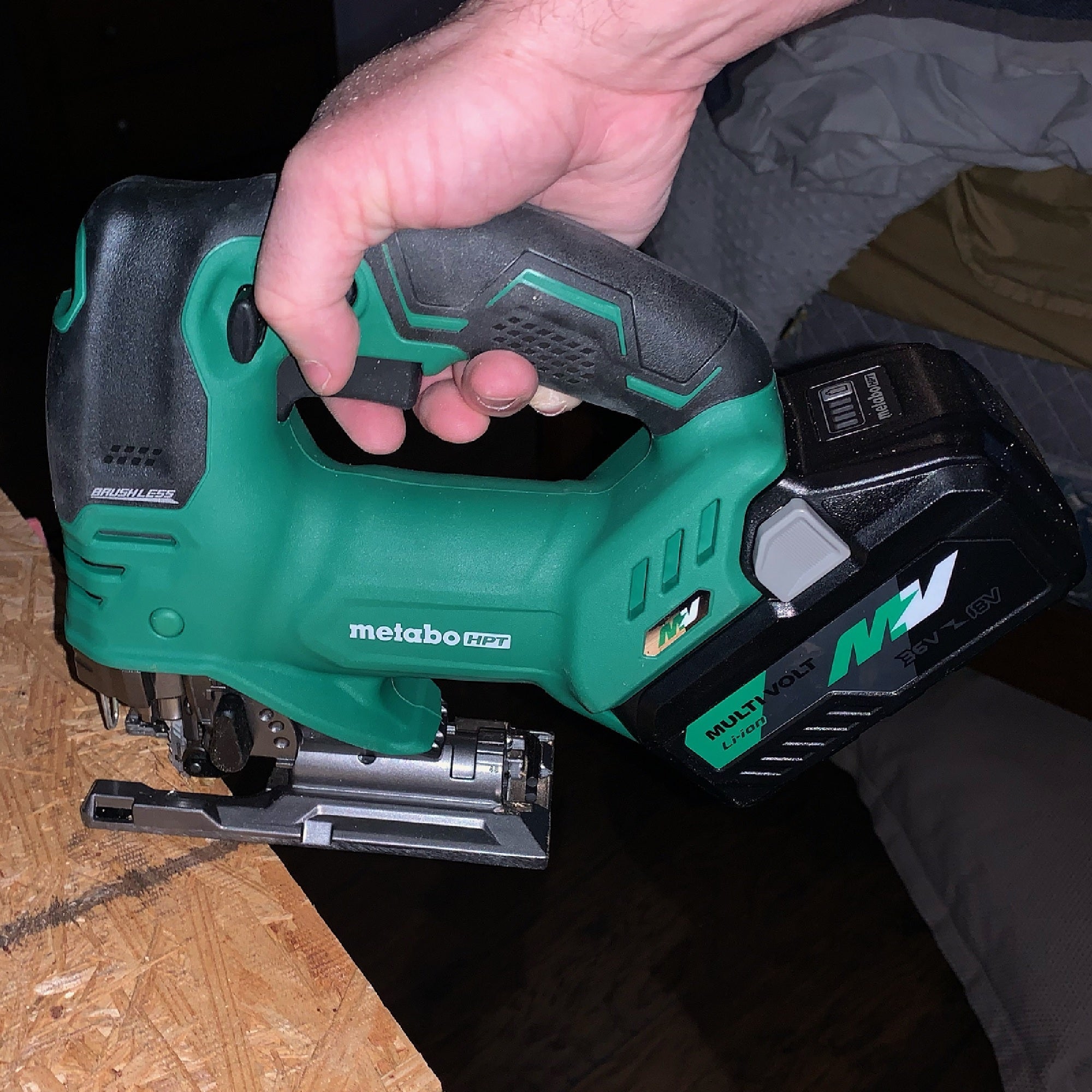 Metabo HPT CJ36DAQ4M 36V MultiVolt Cordless Brushless Orbital Jig Saw (Tool Body Only - Lined Out Metabo HPT CJ36DAQ4M 36V MultiVolt Cordless Brushless Orbital Jig Saw (Tool Body OnlyJigsaws