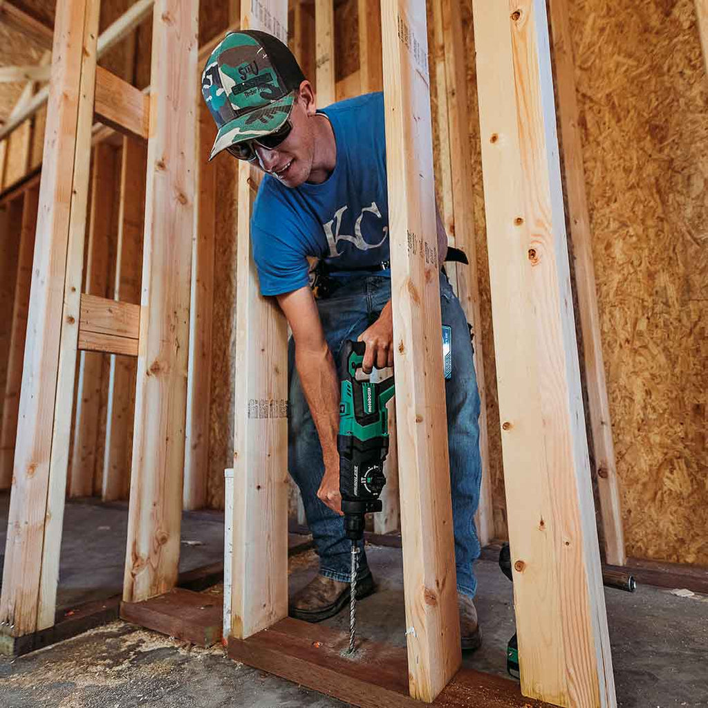 Metabo HPT DH3628DDM 36V MultiVolt Brushless SDS Plus 1 - 1/8" D - Handle Rotary Hammer - Lined Out Metabo HPT DH3628DDM 36V MultiVolt Brushless SDS Plus 1 - 1/8" D - Handle Rotary HammerHandheld Power Drills