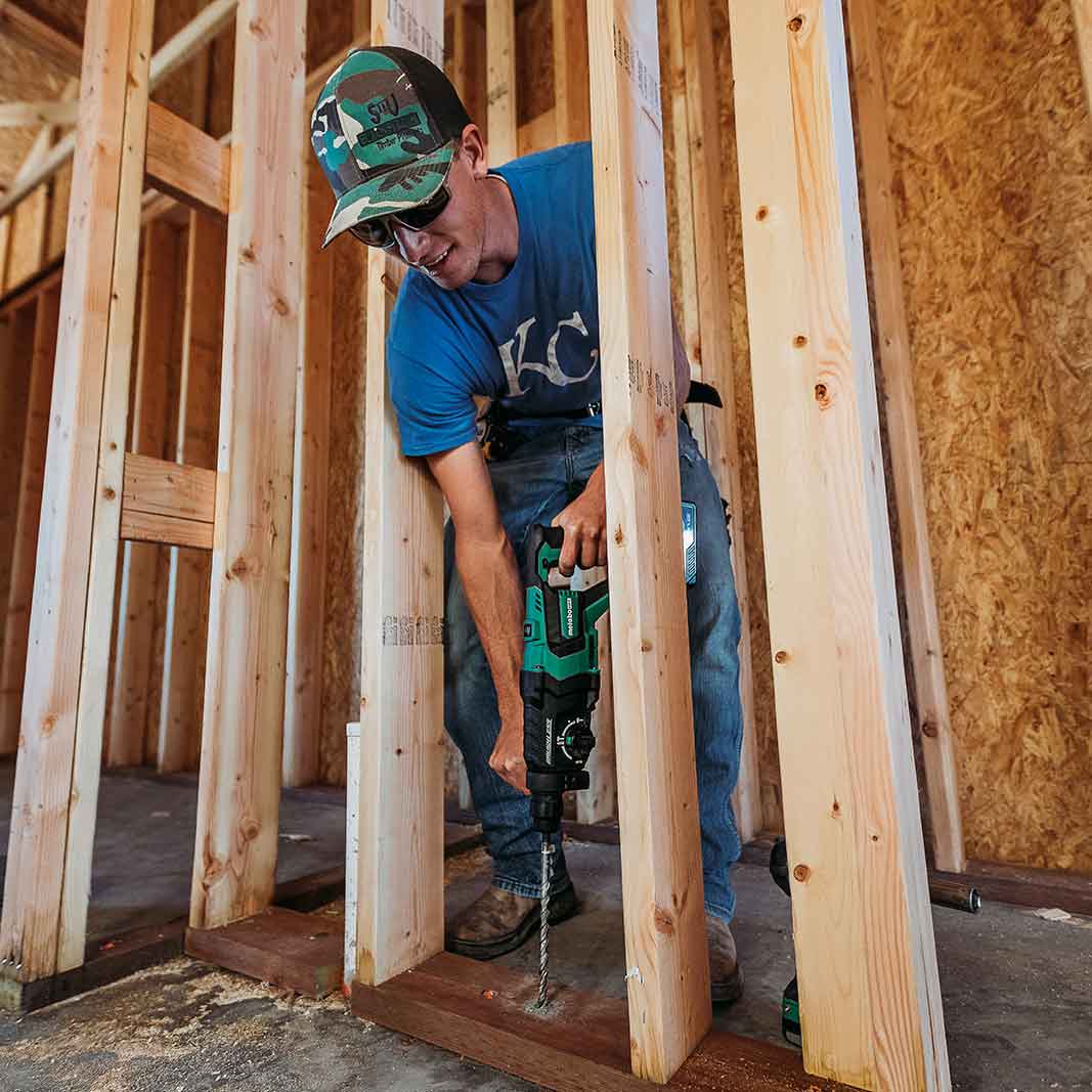 Metabo HPT DH3628DDM 36V MultiVolt Brushless SDS Plus 1 - 1/8" D - Handle Rotary Hammer - Lined Out Metabo HPT DH3628DDM 36V MultiVolt Brushless SDS Plus 1 - 1/8" D - Handle Rotary HammerHandheld Power Drills