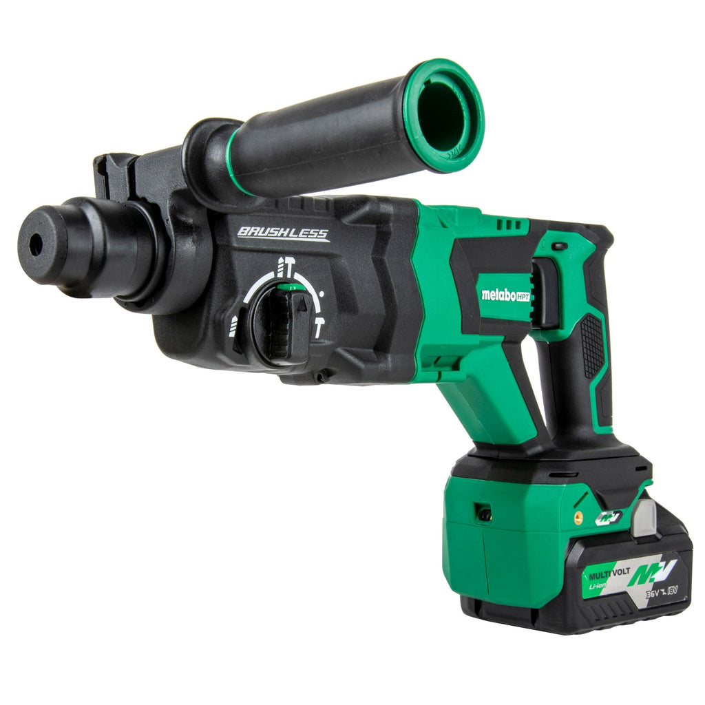 Metabo HPT DH3628DDM 36V MultiVolt Brushless SDS Plus 1 - 1/8" D - Handle Rotary Hammer - Lined Out Metabo HPT DH3628DDM 36V MultiVolt Brushless SDS Plus 1 - 1/8" D - Handle Rotary HammerHandheld Power Drills