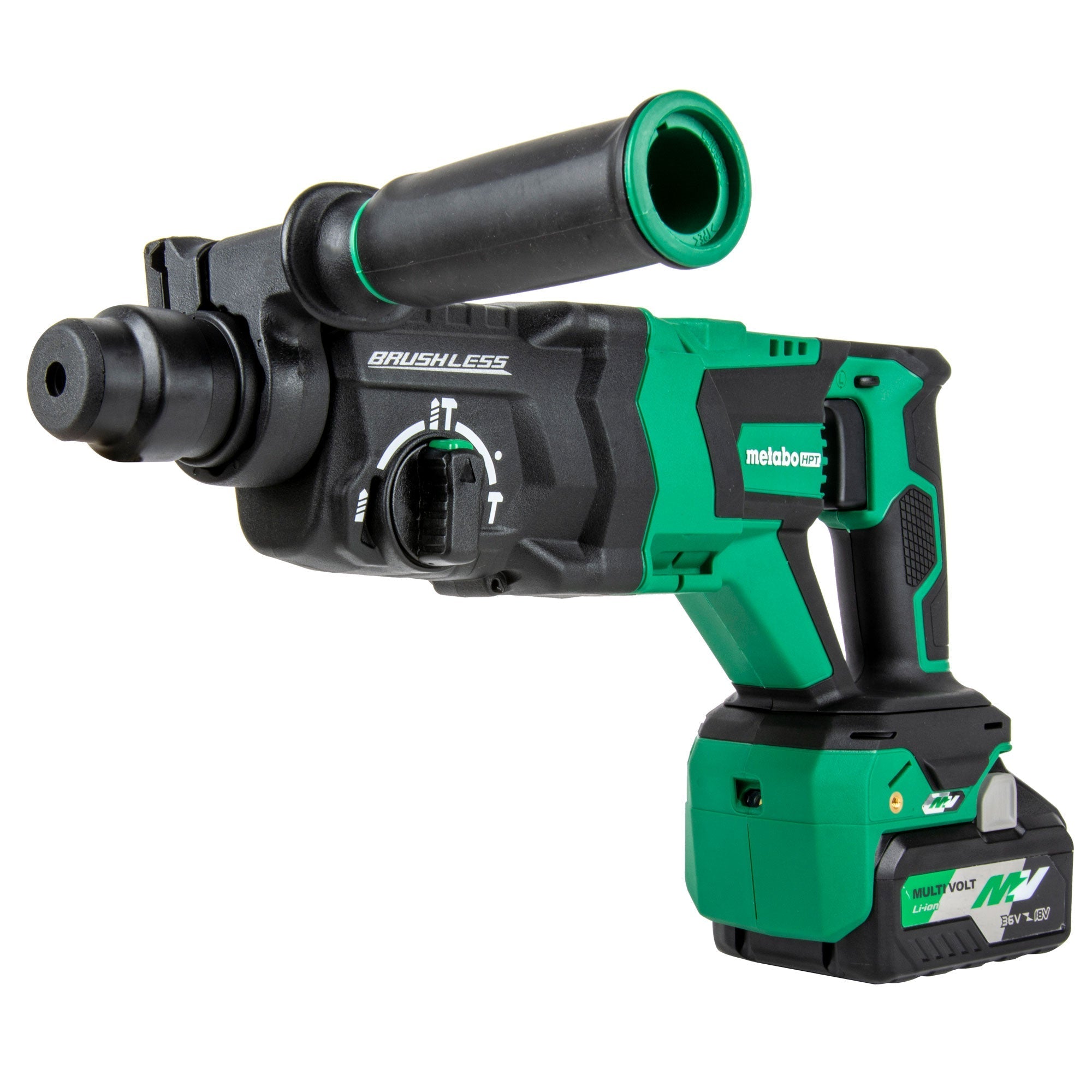 Metabo HPT DH3628DDM 36V MultiVolt Brushless SDS Plus 1 - 1/8" D - Handle Rotary Hammer - Lined Out Metabo HPT DH3628DDM 36V MultiVolt Brushless SDS Plus 1 - 1/8" D - Handle Rotary HammerHandheld Power Drills