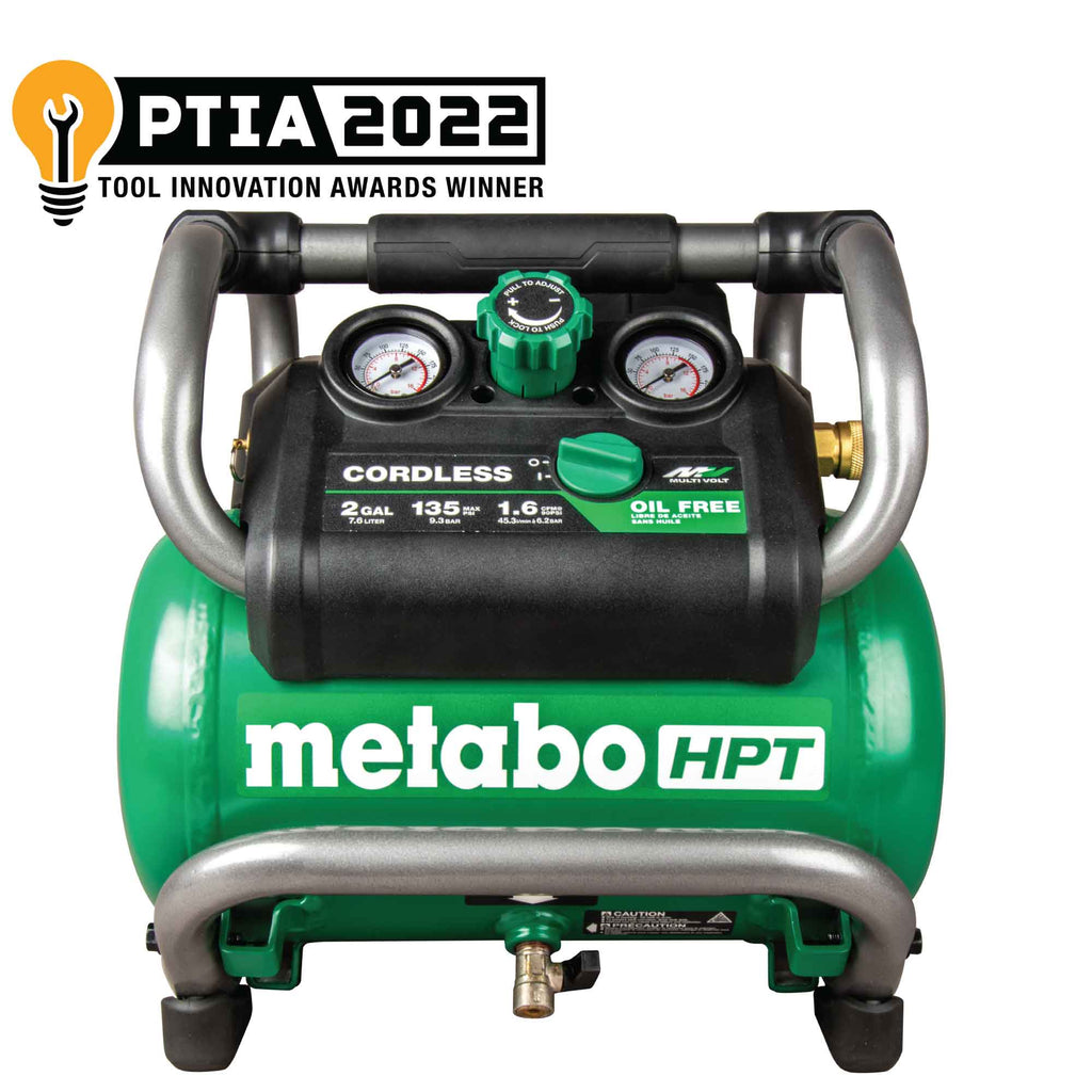 Metabo HPT EC36DAQ4M 36V MultiVolt 2 Gallon Cordless Compressor - Lined Out Metabo HPT EC36DAQ4M 36V MultiVolt 2 Gallon Cordless CompressorCompressors
