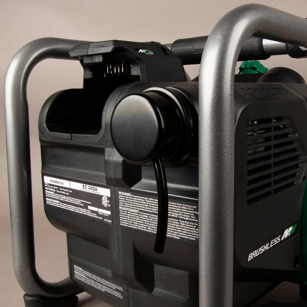 Metabo HPT EC36DAQ4M 36V MultiVolt 2 Gallon Cordless Compressor - Lined Out Metabo HPT EC36DAQ4M 36V MultiVolt 2 Gallon Cordless CompressorCompressors