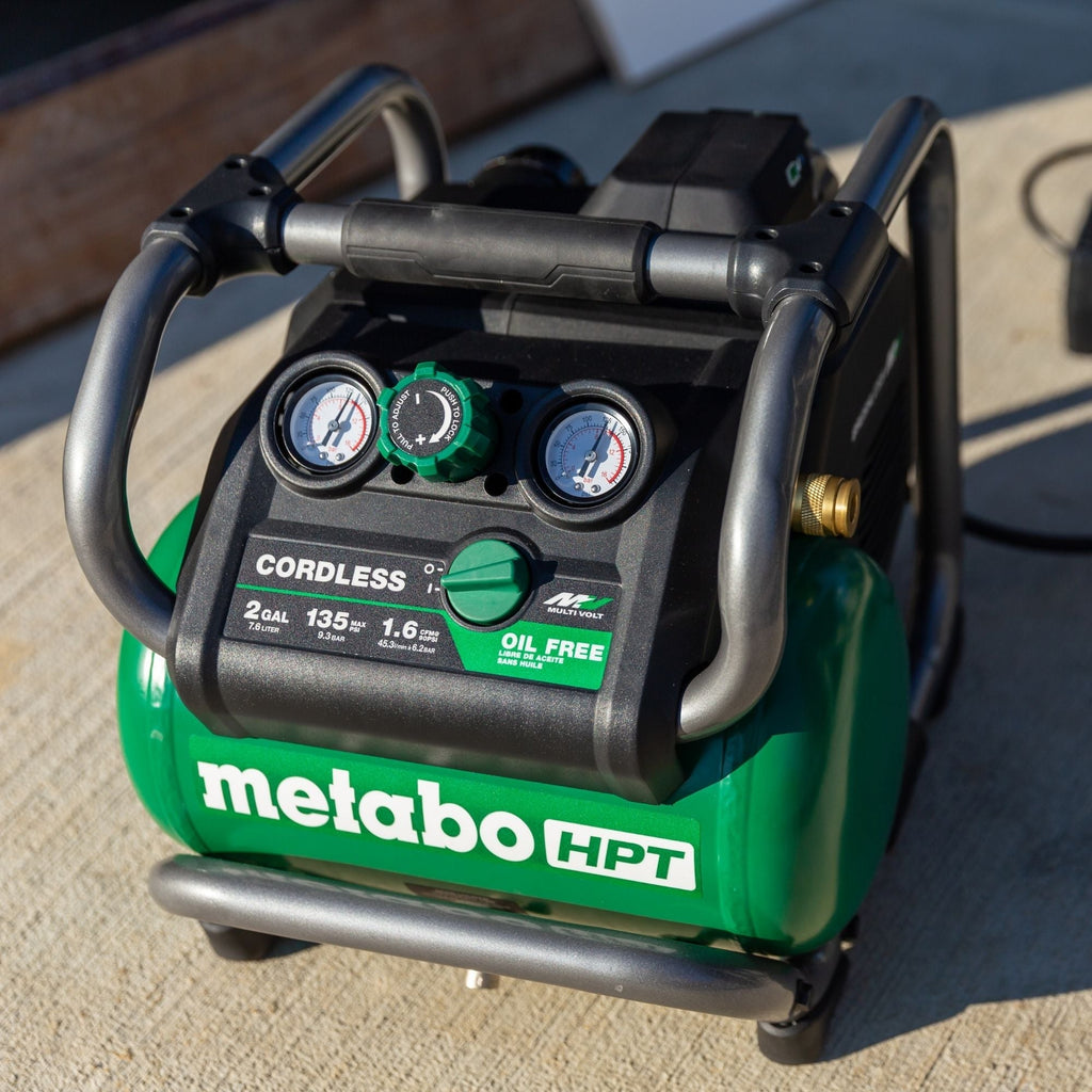 Metabo HPT EC36DAQ4M 36V MultiVolt 2 Gallon Cordless Compressor - Lined Out Metabo HPT EC36DAQ4M 36V MultiVolt 2 Gallon Cordless CompressorCompressors