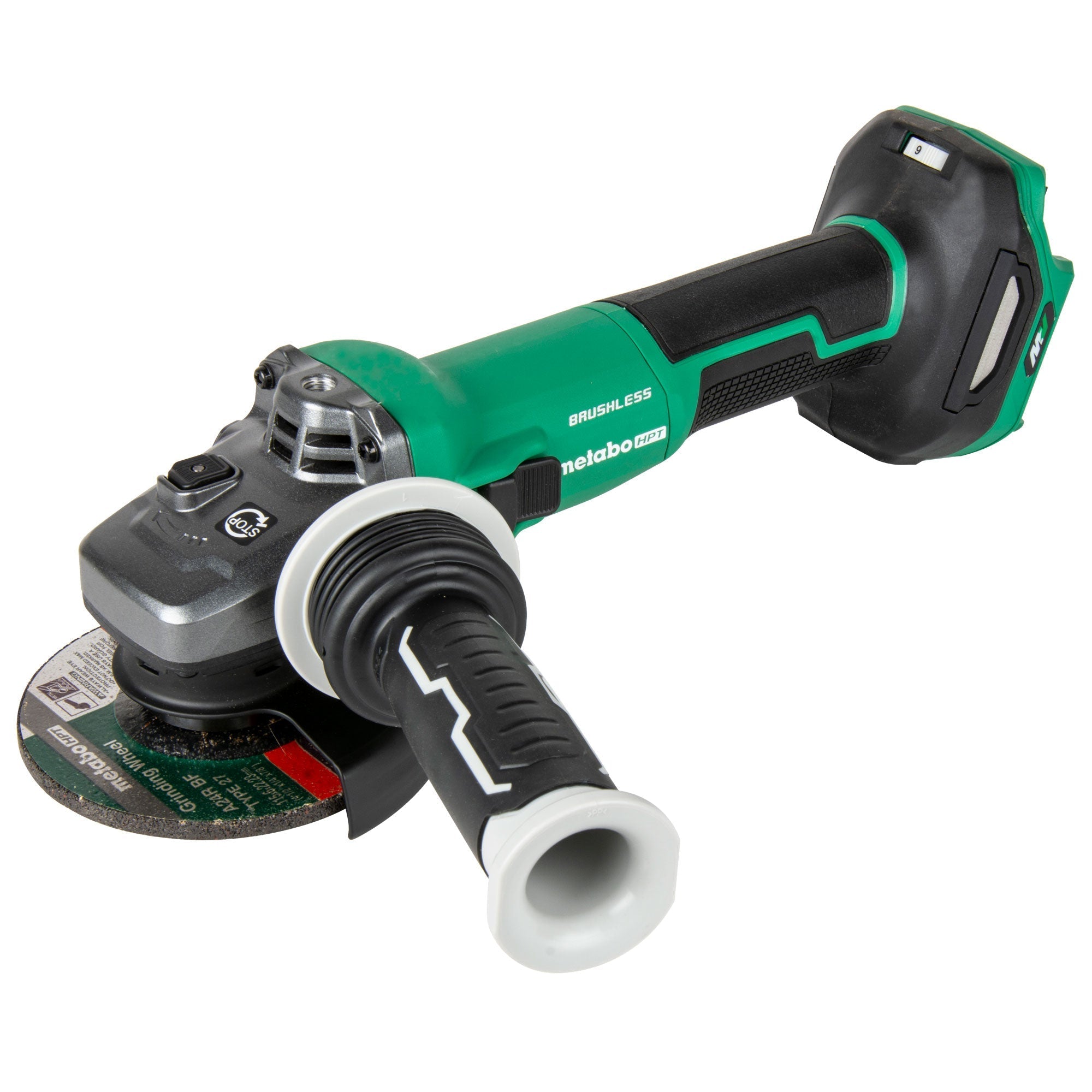 Metabo HPT G3612DVEQ6M 36V MultiVolt™ 4 - 1/2" Disc Angle Grinder, Slide Switch (Tool Body Only) - Lined Out Metabo HPT G3612DVEQ6M 36V MultiVolt™ 4 - 1/2" Disc Angle Grinder, Slide Switch (Tool Body Only)Grinders