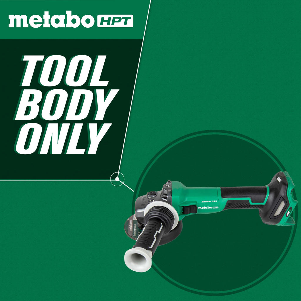 Metabo HPT G3612DVFQ6M 36V MultiVolt 4 - 1/2" Variable Speed Paddle Switch Angle Grinder - Lined Out Metabo HPT G3612DVFQ6M 36V MultiVolt 4 - 1/2" Variable Speed Paddle Switch Angle GrinderGrinders