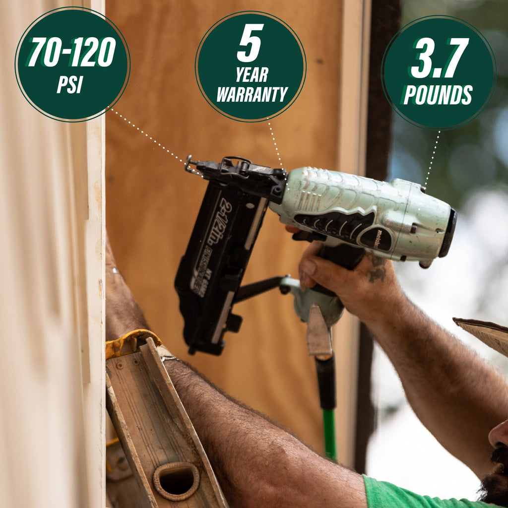 Metabo HPT NT65M2SM 2 - 1/2 In. 16 Gauge Finish Nailer (with Air Duster) - Lined Out Metabo HPT NT65M2SM 2 - 1/2 In. 16 Gauge Finish Nailer (with Air Duster)Nailers & Staplers