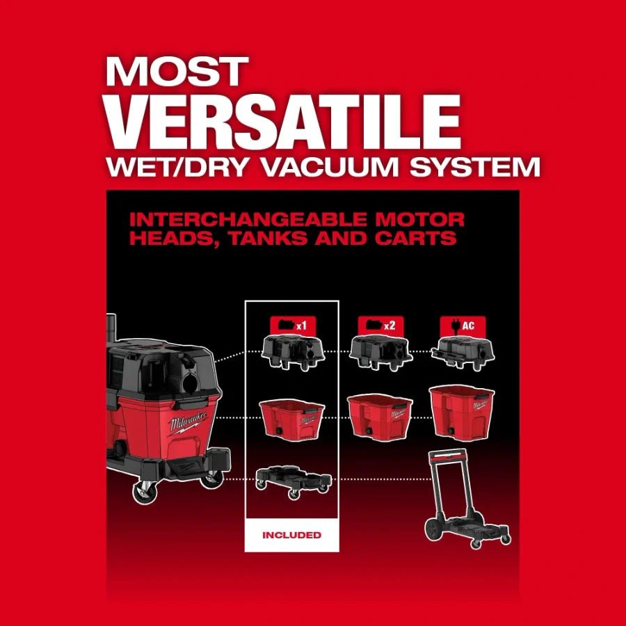 Milwaukee 0910 - 20 M18 Fuel 6 Gallon Wet/Dry Vacuum - Lined Out Milwaukee 0910 - 20 M18 Fuel 6 Gallon Wet/Dry VacuumVacuums