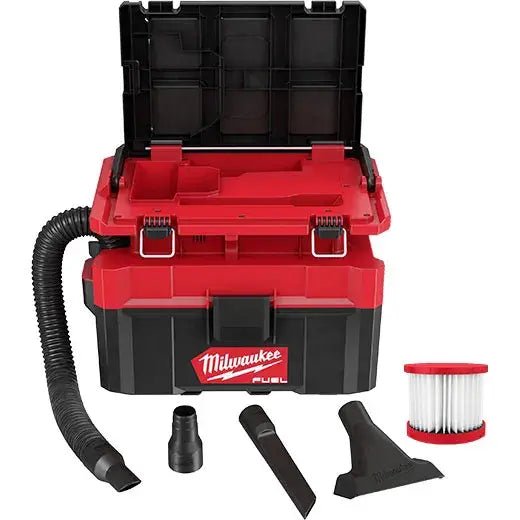 Milwaukee 0970 - 20 M18 FUEL PACKOUT 2.5 Gallon Wet/Dry Vacuum - Lined Out Milwaukee 0970 - 20 M18 FUEL PACKOUT 2.5 Gallon Wet/Dry VacuumVacuums