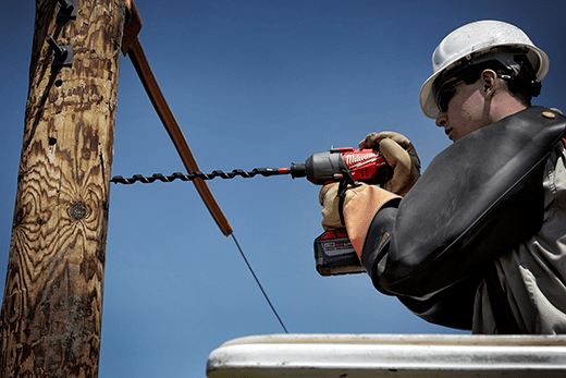 Milwaukee 13/16" x 18" SHOCKWAVE™ Linemans Impact Auger Bit - Lined Out Milwaukee 13/16" x 18" SHOCKWAVE™ Linemans Impact Auger BitDrill Bits & Accessories