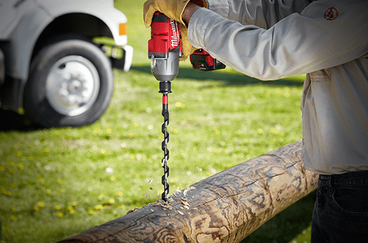 Milwaukee 13/16" x 18" SHOCKWAVE™ Linemans Impact Auger Bit - Lined Out Milwaukee 13/16" x 18" SHOCKWAVE™ Linemans Impact Auger BitDrill Bits & Accessories