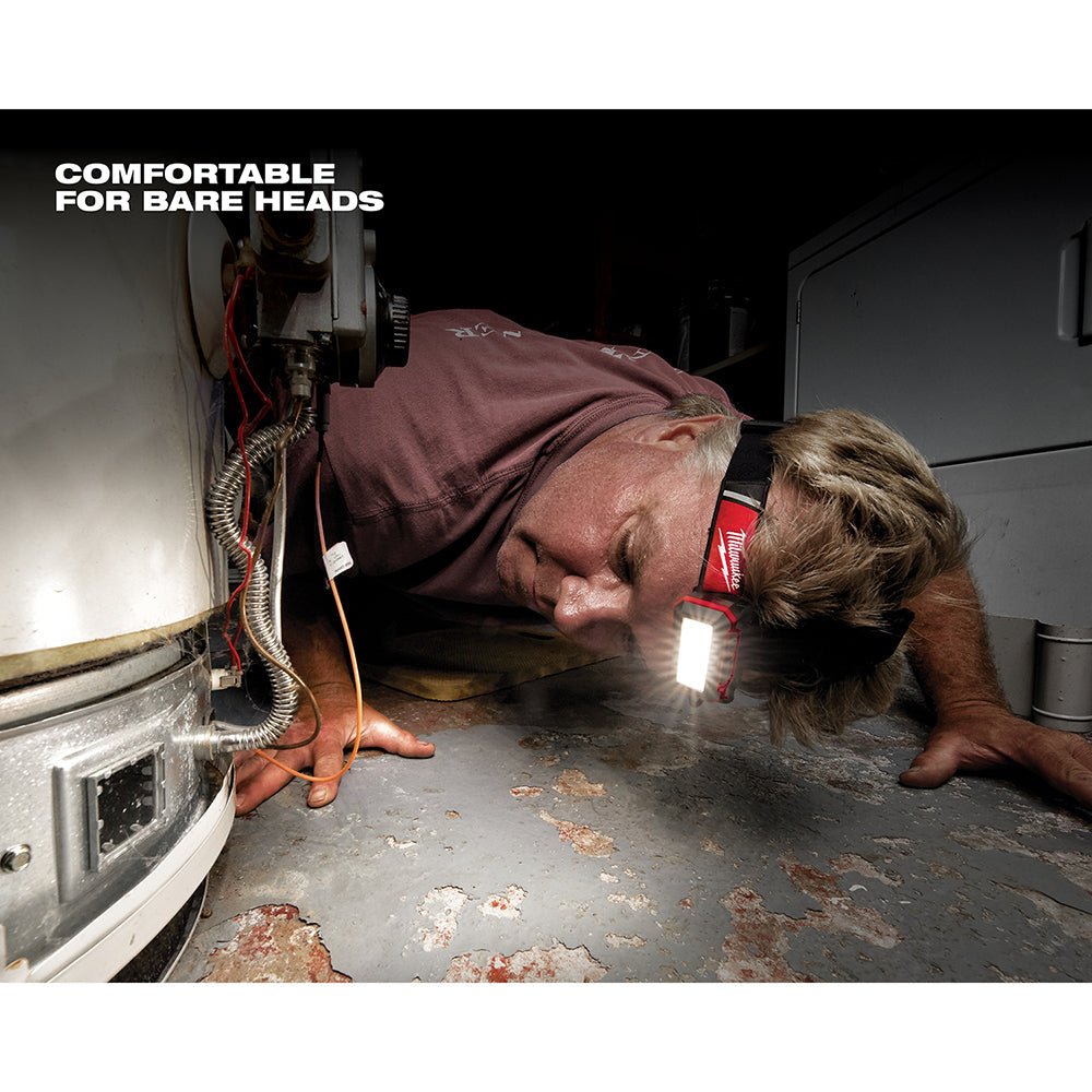 Milwaukee 2115 - 21 USB Rechargeable Low - Profile Headlamp - Lined Out Milwaukee 2115 - 21 USB Rechargeable Low - Profile HeadlampWork Lights