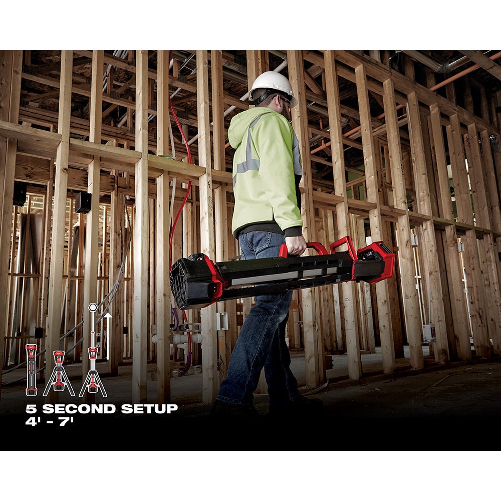 Milwaukee 2131 - 20 M18™ ROCKET™ Dual Power Tower Light - Lined Out Milwaukee 2131 - 20 M18™ ROCKET™ Dual Power Tower LightWork Lights