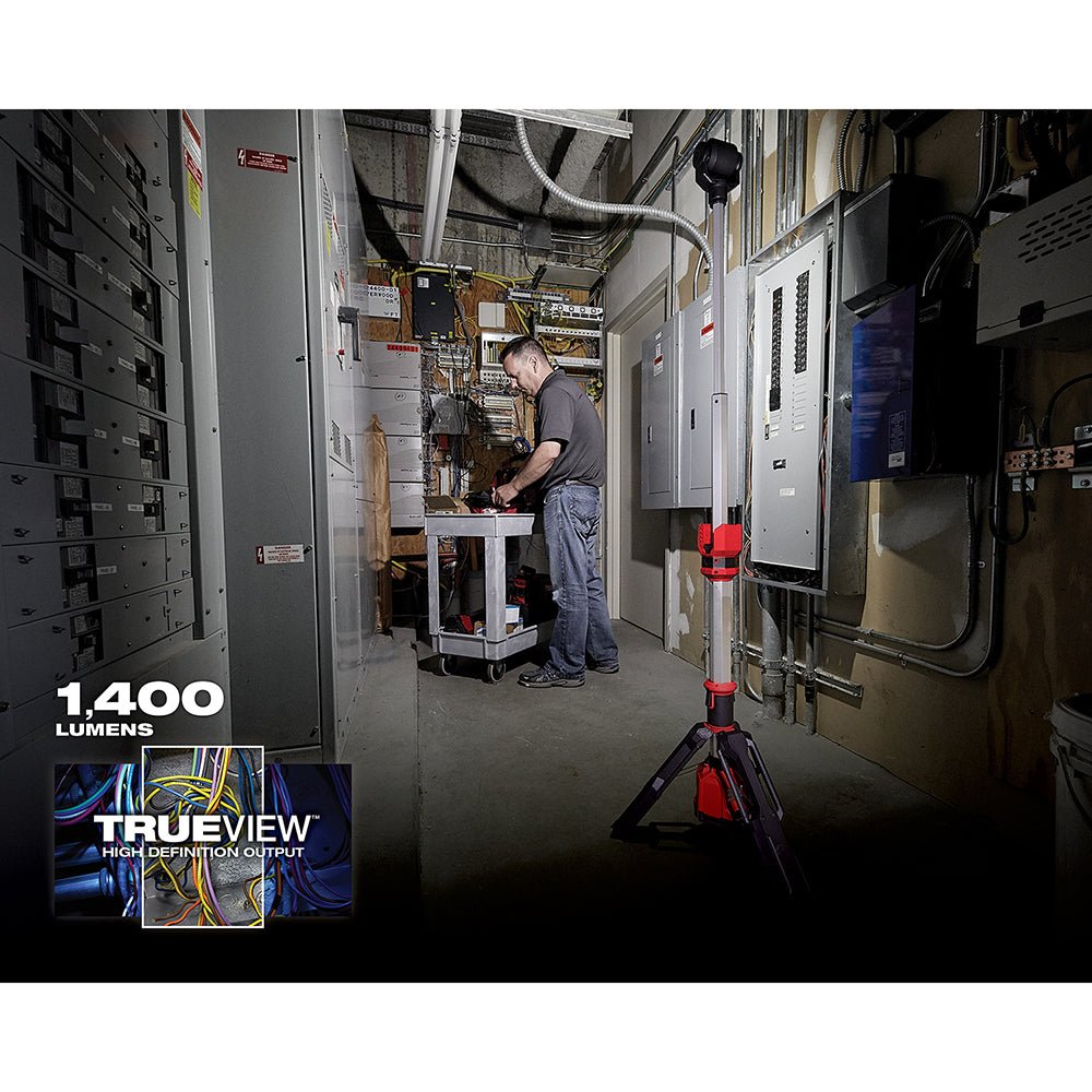 Milwaukee 2132 - 20 M12™ ROCKET™ Dual Power Tower Light - Lined Out Milwaukee 2132 - 20 M12™ ROCKET™ Dual Power Tower LightWork Lights