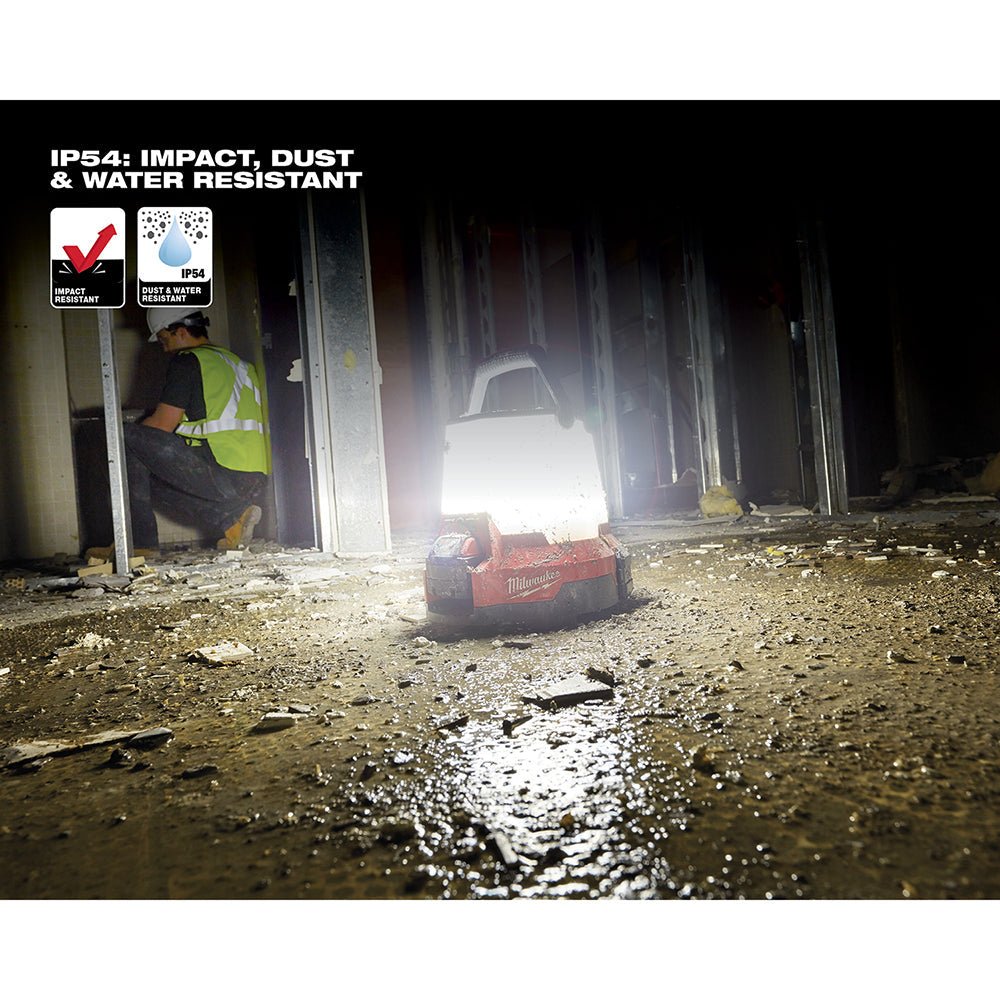 Milwaukee 2145 - 20 M18™ RADIUS™ LED Compact Site Light - Lined Out Milwaukee 2145 - 20 M18™ RADIUS™ LED Compact Site LightWork Lights