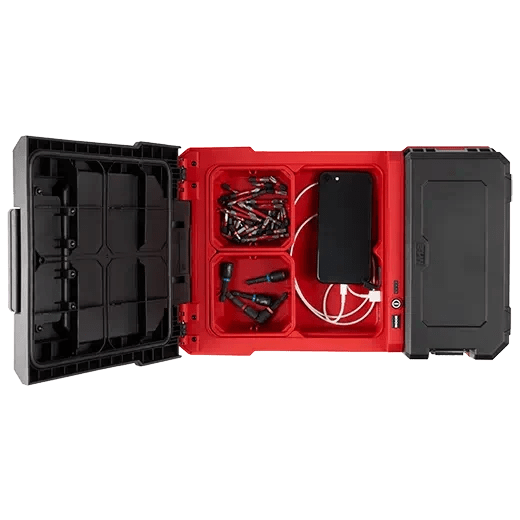 Milwaukee 2356 - 20 M12™ PACKOUT™ Flood Light w/ USB Charging - Lined Out Milwaukee 2356 - 20 M12™ PACKOUT™ Flood Light w/ USB ChargingWork Lights