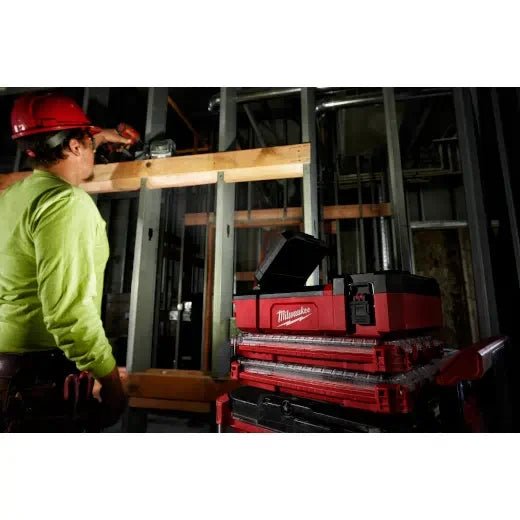 Milwaukee 2356 - 20 M12™ PACKOUT™ Flood Light w/ USB Charging - Lined Out Milwaukee 2356 - 20 M12™ PACKOUT™ Flood Light w/ USB ChargingWork Lights